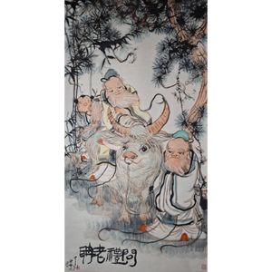 Lot 13: 黄尧 - 孔子问老子