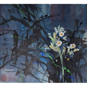 Lot 14: 黄永玉 - 水仙花