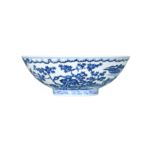 Lot 38: Blue and White Bowl with Ladies Design 青花仕女纹碗 - Image 1