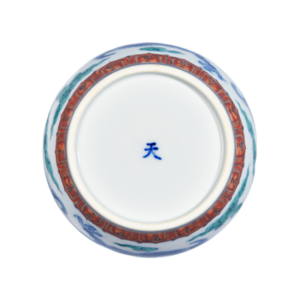 Lot 54: Doucai Jar with Ying Dragon Design 斗彩应龙纹天字罐 - Image 3