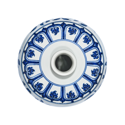 Lot 56: Blue and White Meiping Vase 青花折枝瑞果纹梅瓶